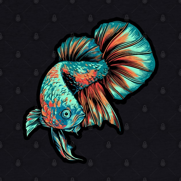 HMPK Tail Siamese fighting fish by CupangMania